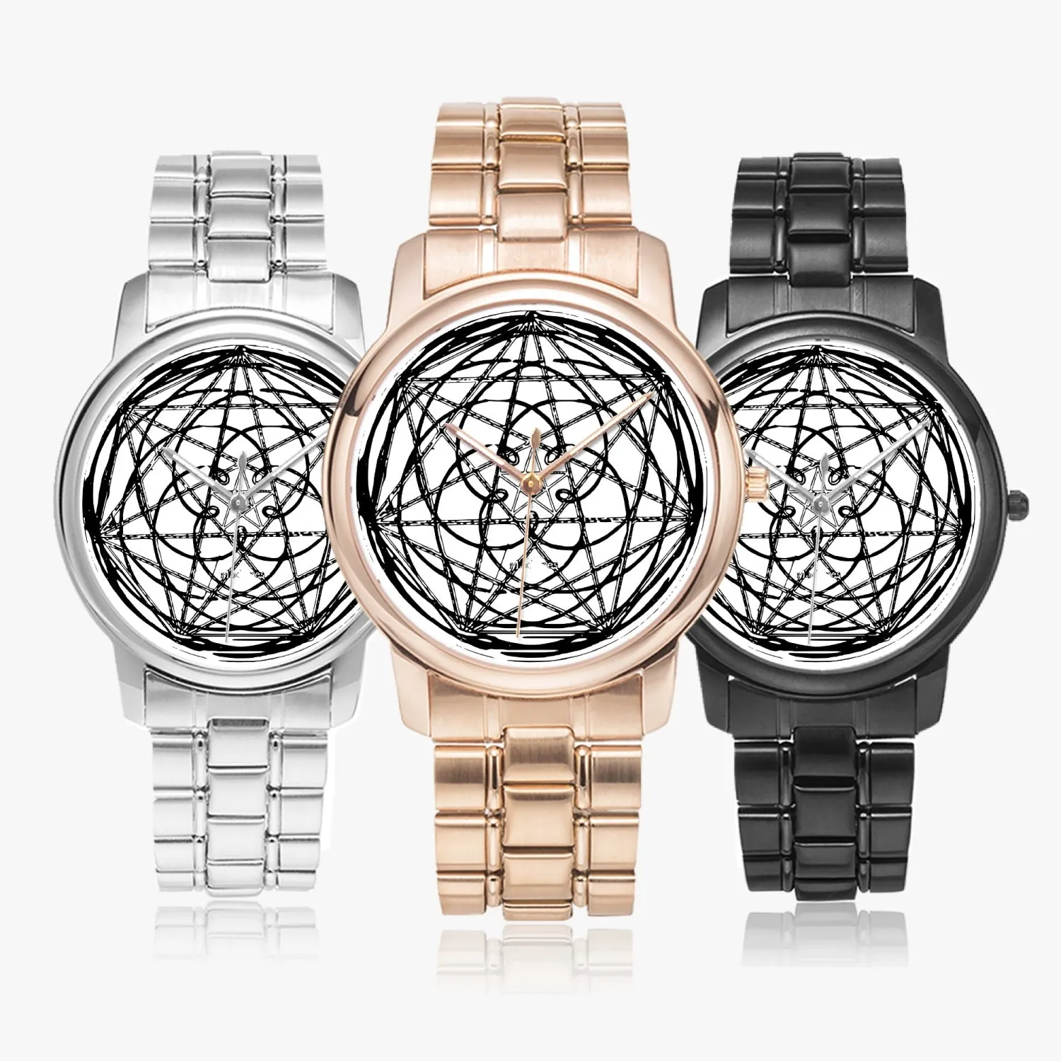 153. Folding Clasp Type Stainless Steel Quartz Watch Cracks in the real