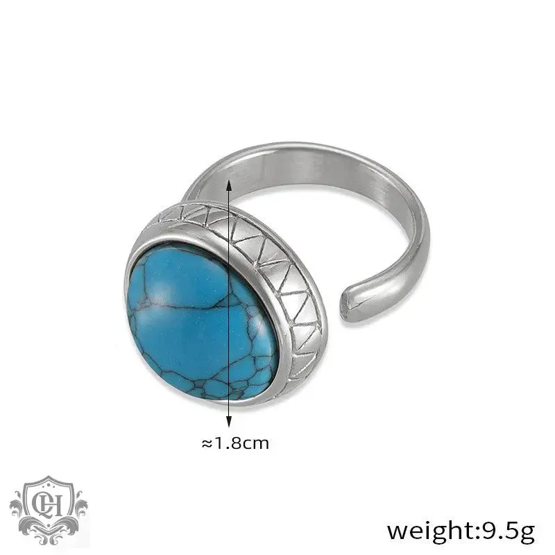 18K gold exquisite noble gemstone design versatile ring