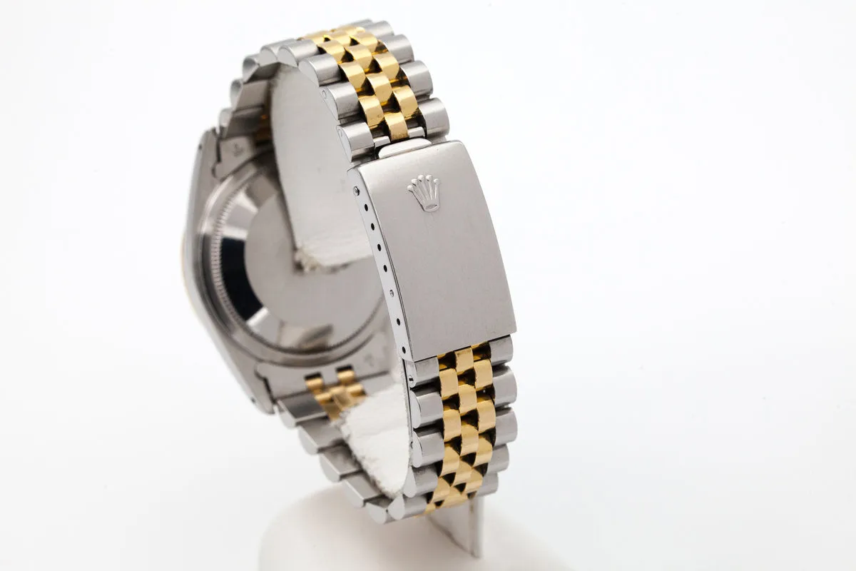 1991 Rolex Two Tone DateJust 16233 Gold Dial With Box and Papers