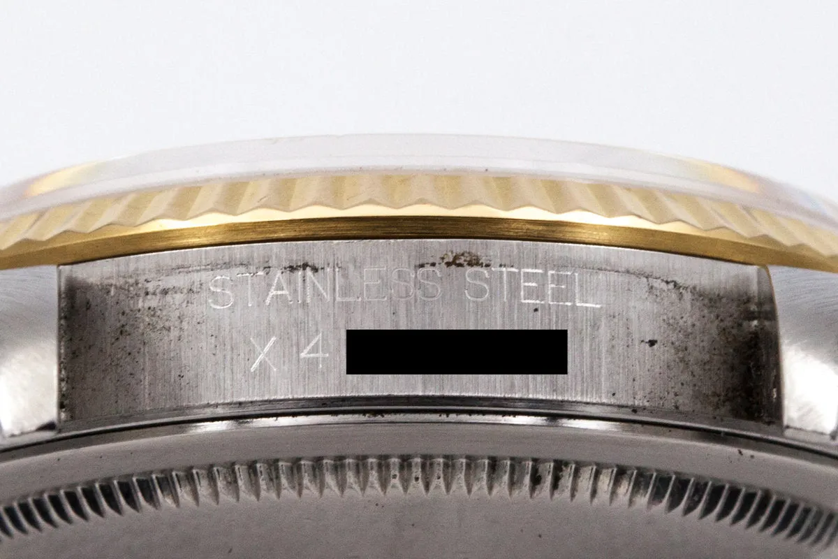 1991 Rolex Two Tone DateJust 16233 Gold Dial With Box and Papers