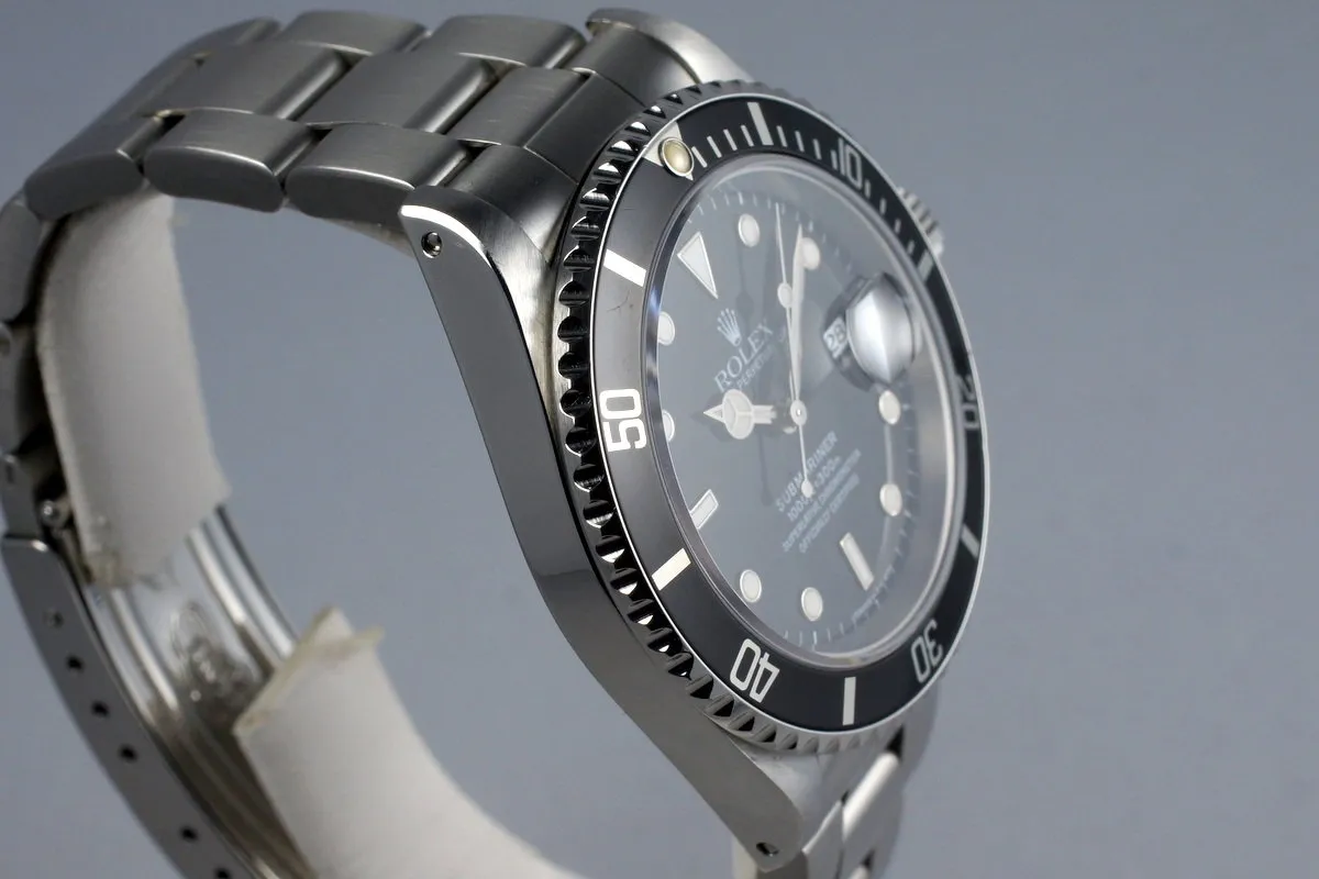 1995 Rolex Submariner 16610 with RSC Papers