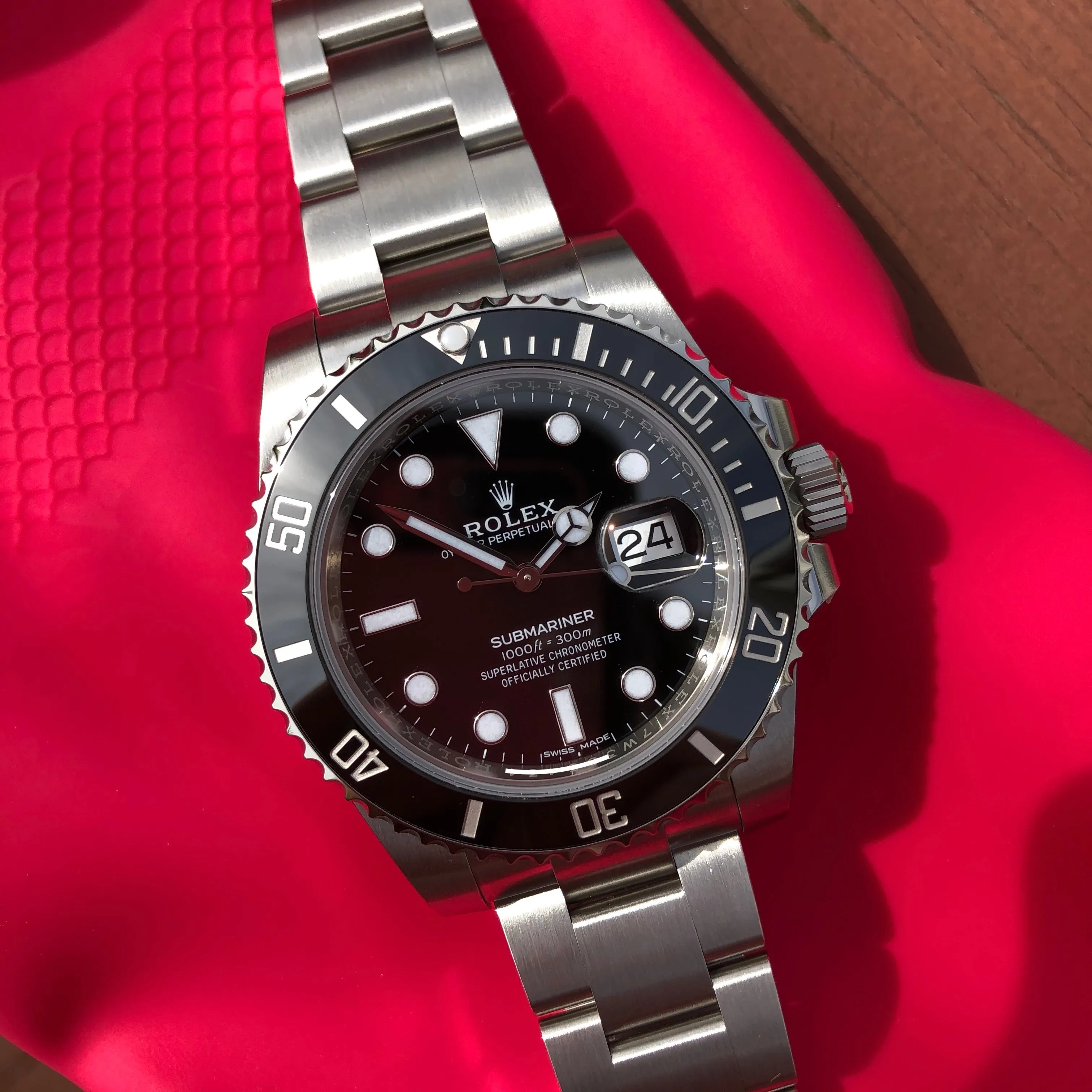 2018 Rolex Submariner Date 116610LN Steel Ceramic Wristwatch New Factory Wrapped Box Papers