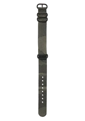 20mm Recycled One Piece Band - Olive Dot Camo