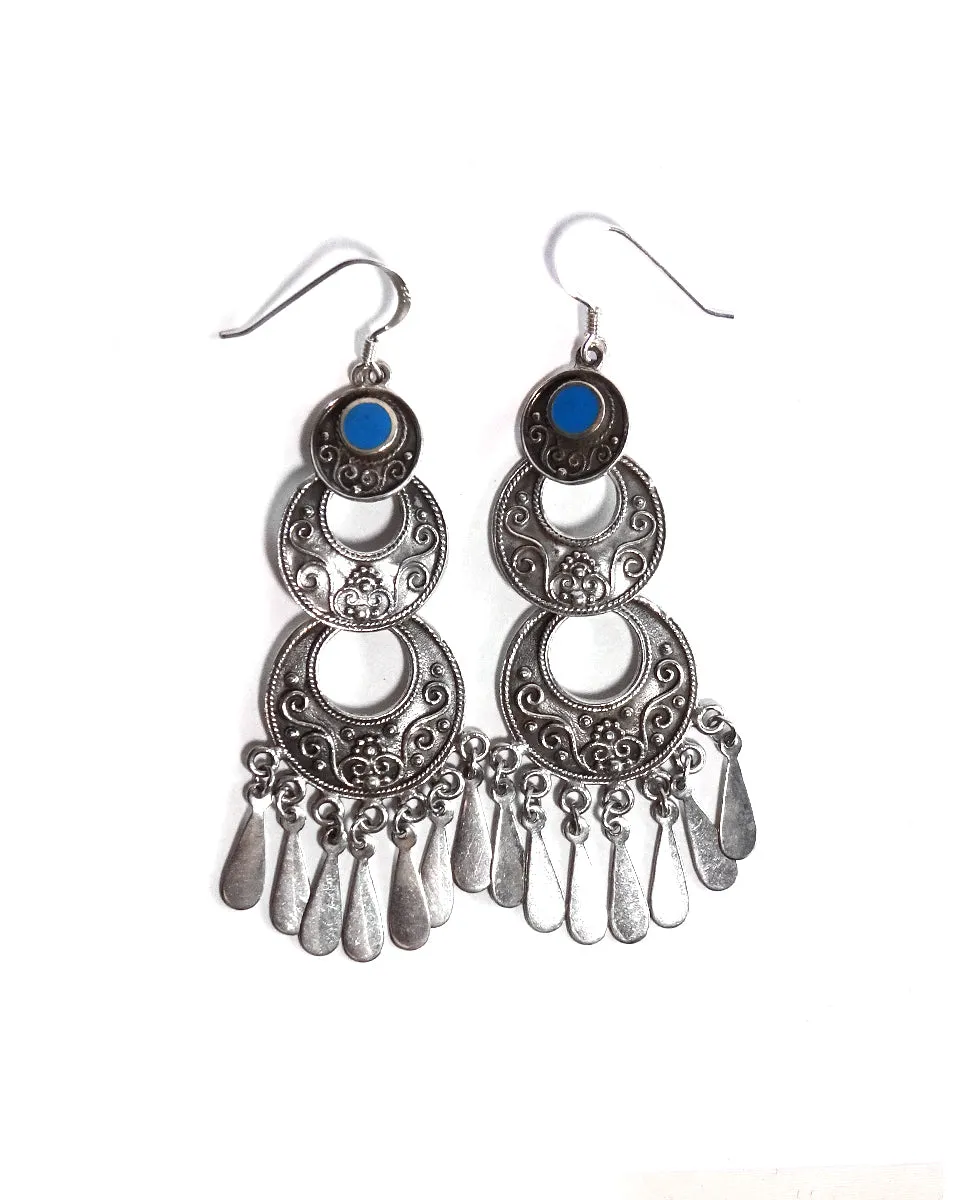 3-Tier Filigree Earrings