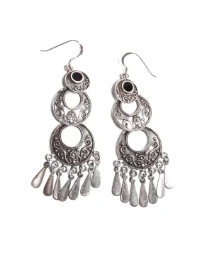 3-Tier Filigree Earrings