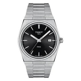 40mm PRX40250 Black Dial Watch in Stainless Steel with Bracelet