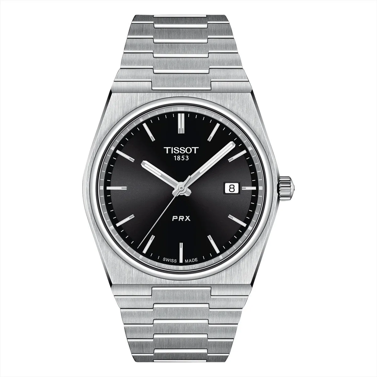 40mm PRX40250 Black Dial Watch in Stainless Steel with Bracelet