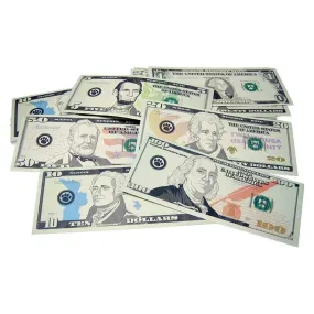(6 Ea) Play Money Assorted Bills