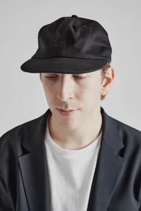 6 Panel Tiny Stack Hat - Black