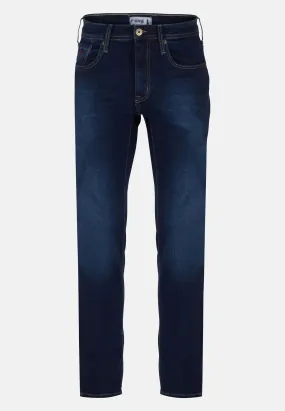 6th Sense Nevada Stretch Straight Cut Jeans - Blue Black