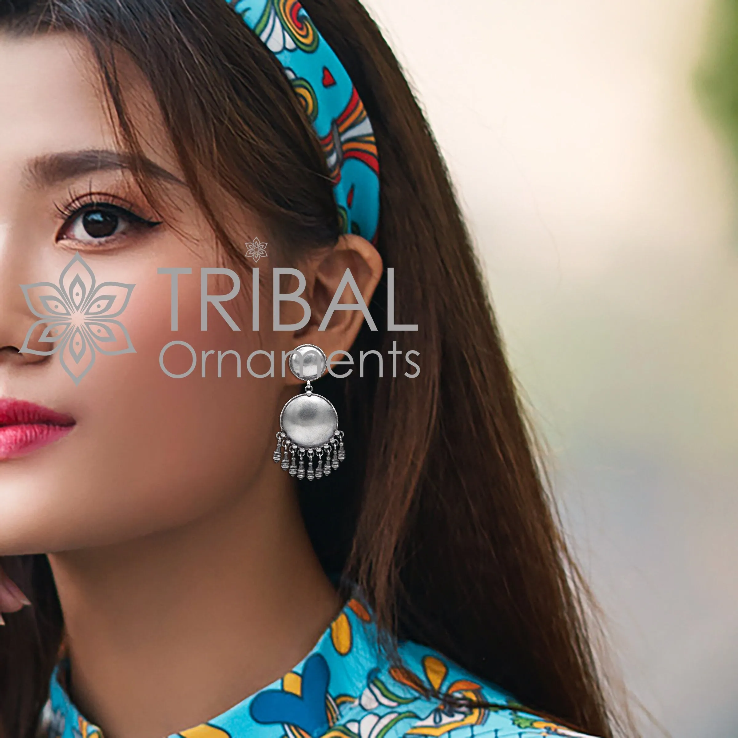 925 Sterling silver handmade traditional cultural drop dangle hangings plain design earrings, best party functional jewelry s1233