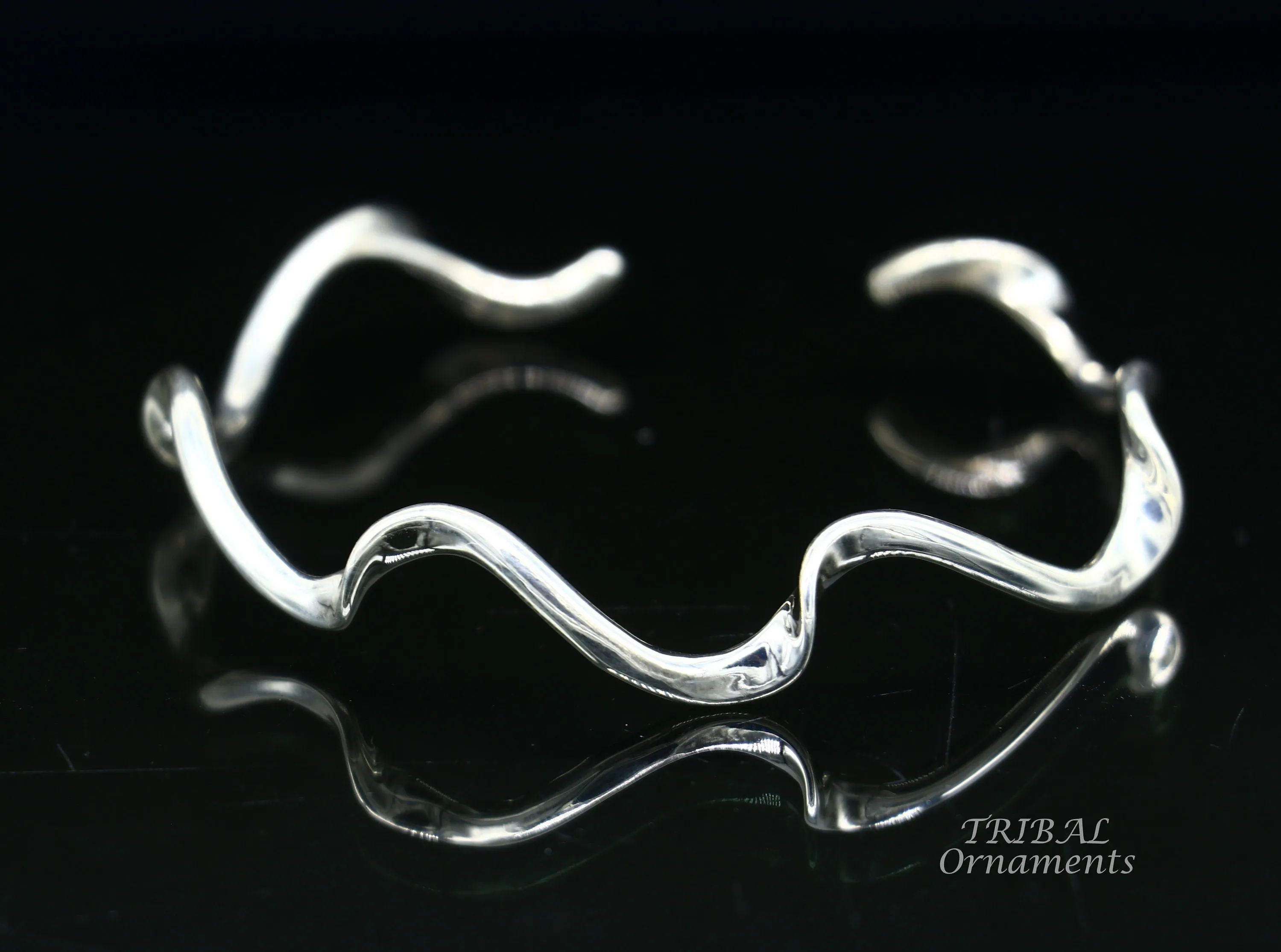 925 sterling silver handmade unique design fabulous open face adjustable bangle cuff bracelet kada, excellent gifting jewelry cuff118