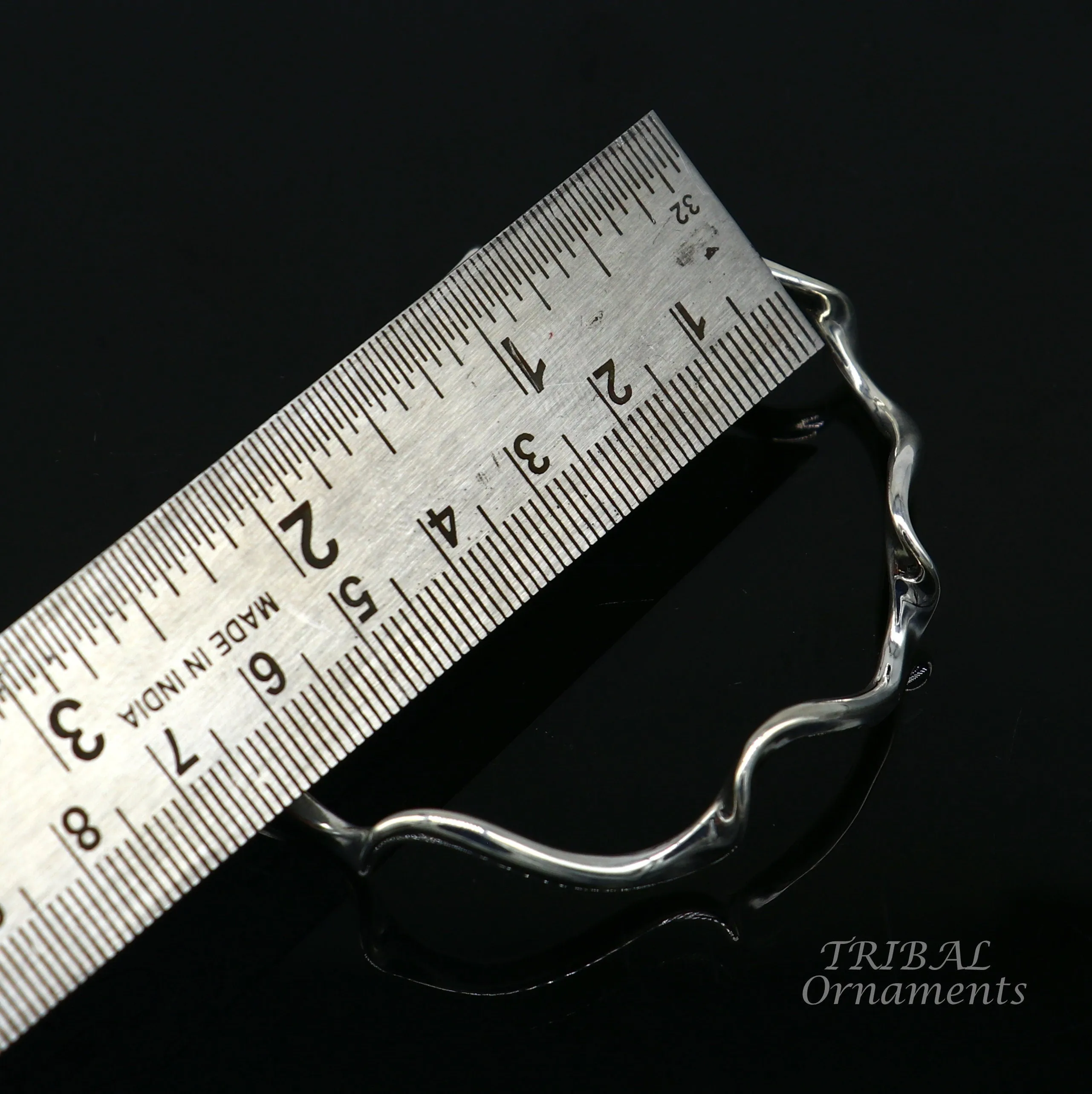 925 sterling silver handmade unique design fabulous open face adjustable bangle cuff bracelet kada, excellent gifting jewelry cuff118