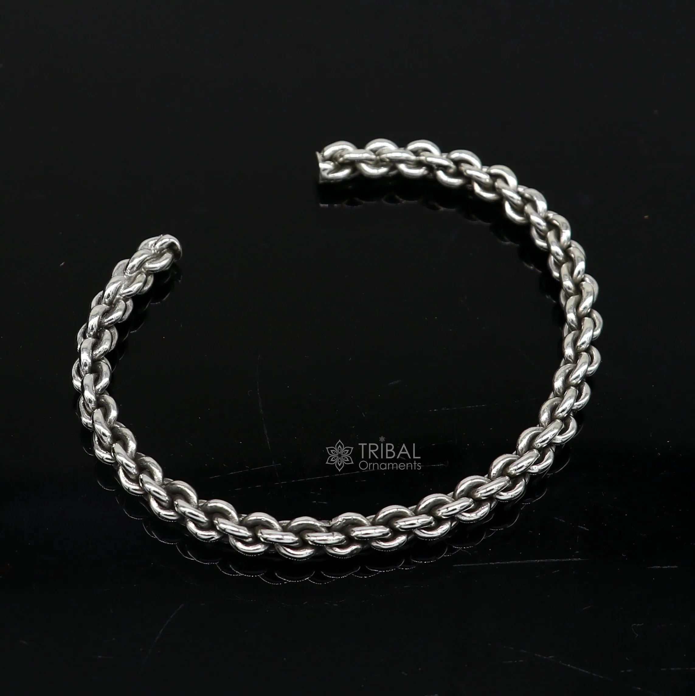 925 sterling silver handmade Unique stylish design fashion kada cuff bracelet, cuff kada unsex gifting jewelry solid silver kada cuff155