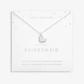 A Little Bridesmaid Silver Plated 46cm   5cm Necklace 6824