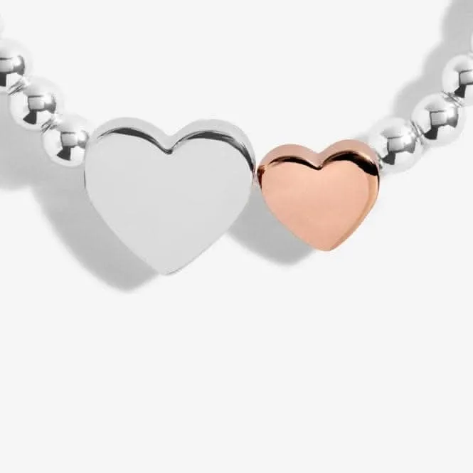 A Little Like Mother Like Daughter Silver 17.5cm Stretch Bracelet 5217