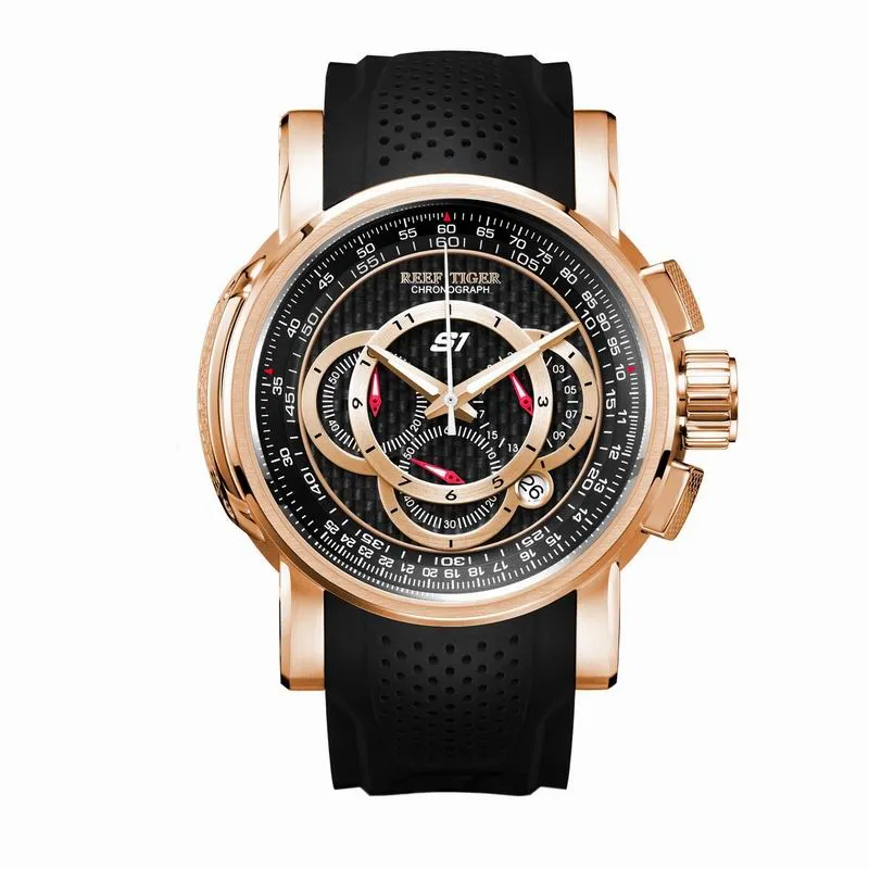 Add a Pop of Color to Your Collection with the Reef Tiger RT Designer Sport Rose Gold Unisex Watches