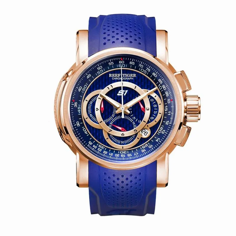 Add a Pop of Color to Your Collection with the Reef Tiger RT Designer Sport Rose Gold Unisex Watches