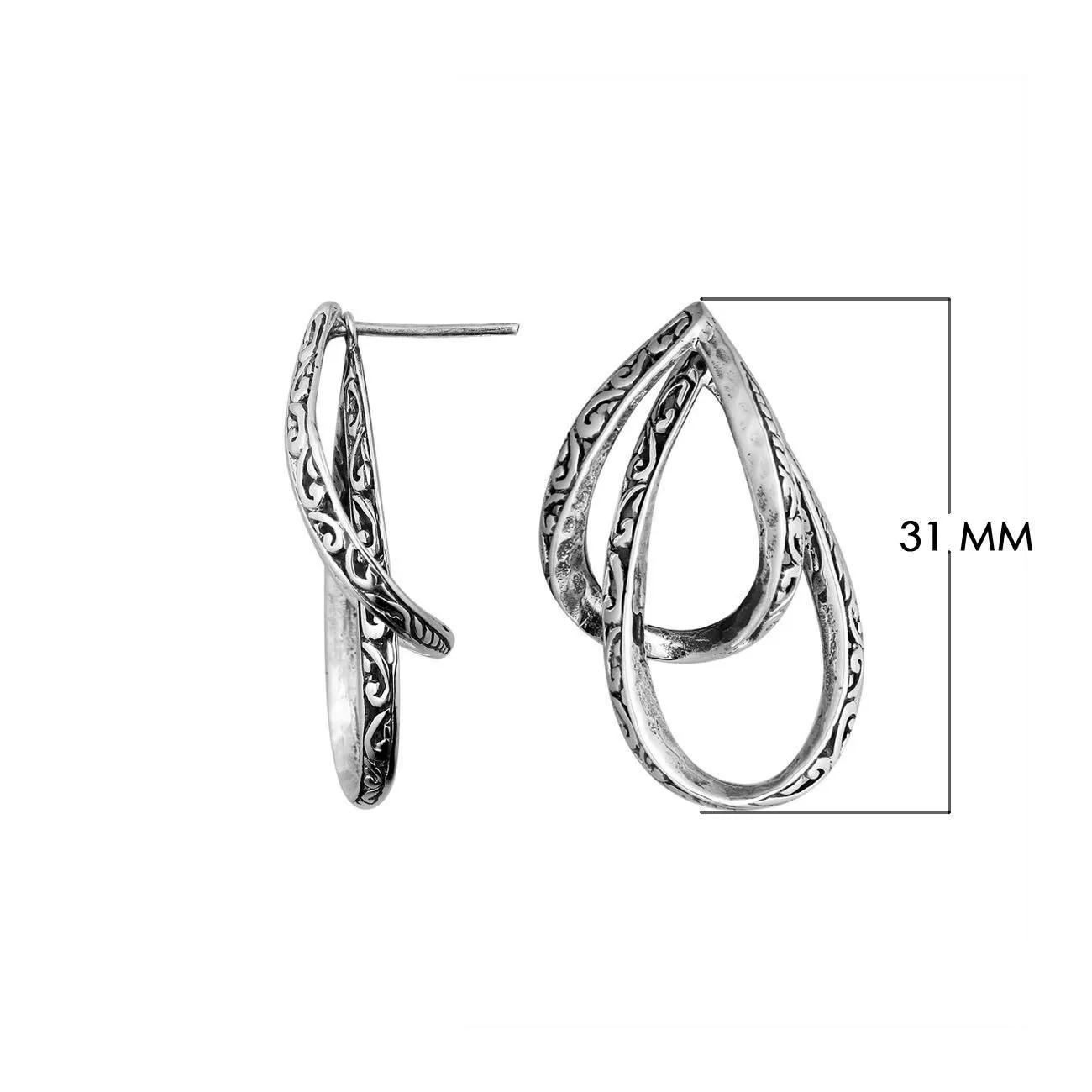 AE-1154-S Sterling Silver Earring