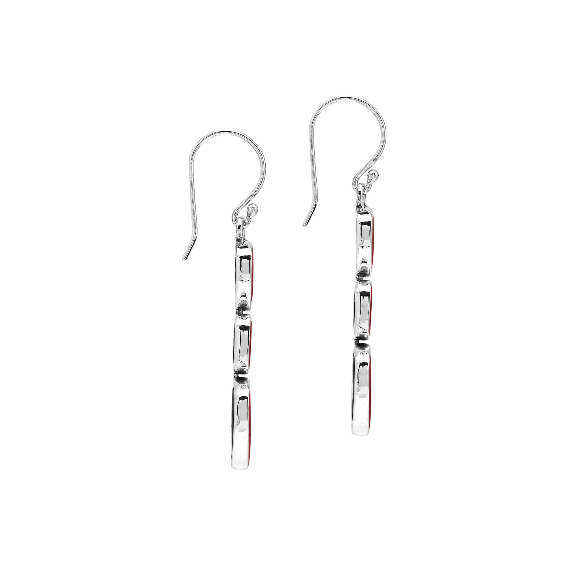 AE-6346-AB Sterling Silver Earring With Abalone Shell