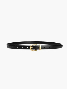 Althea – Minimalist black design – Buckle belt