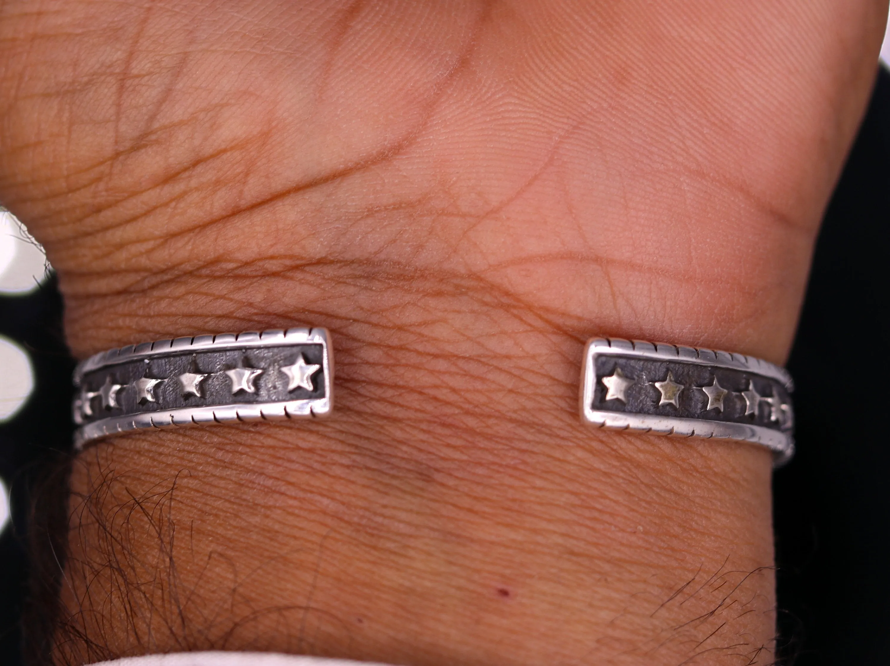 Amazing Vintage antique design 925 sterling silver cuff bangle bracelet adjustable kada unisex personalized gifting jewelry nsk145