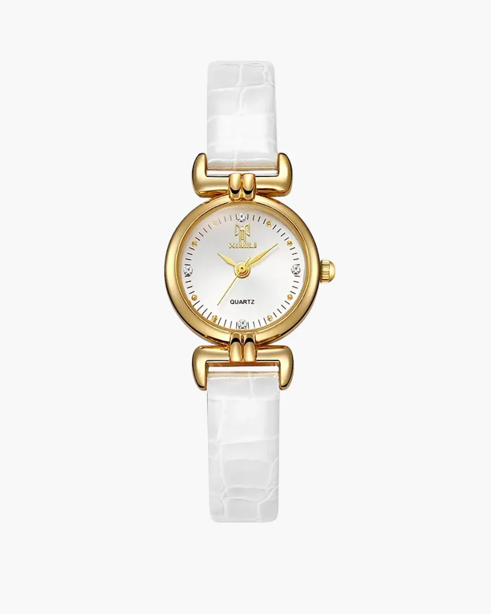 Amélisse – Bordeaux leather – Wristwatch