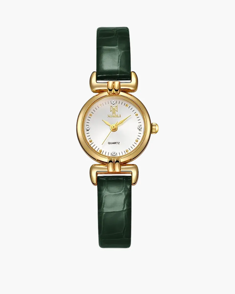 Amélisse – Bordeaux leather – Wristwatch
