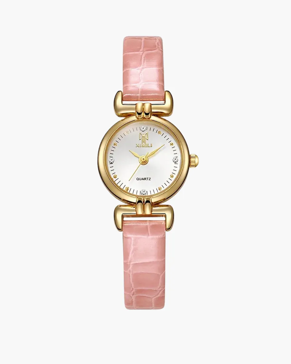 Amélisse – Bordeaux leather – Wristwatch