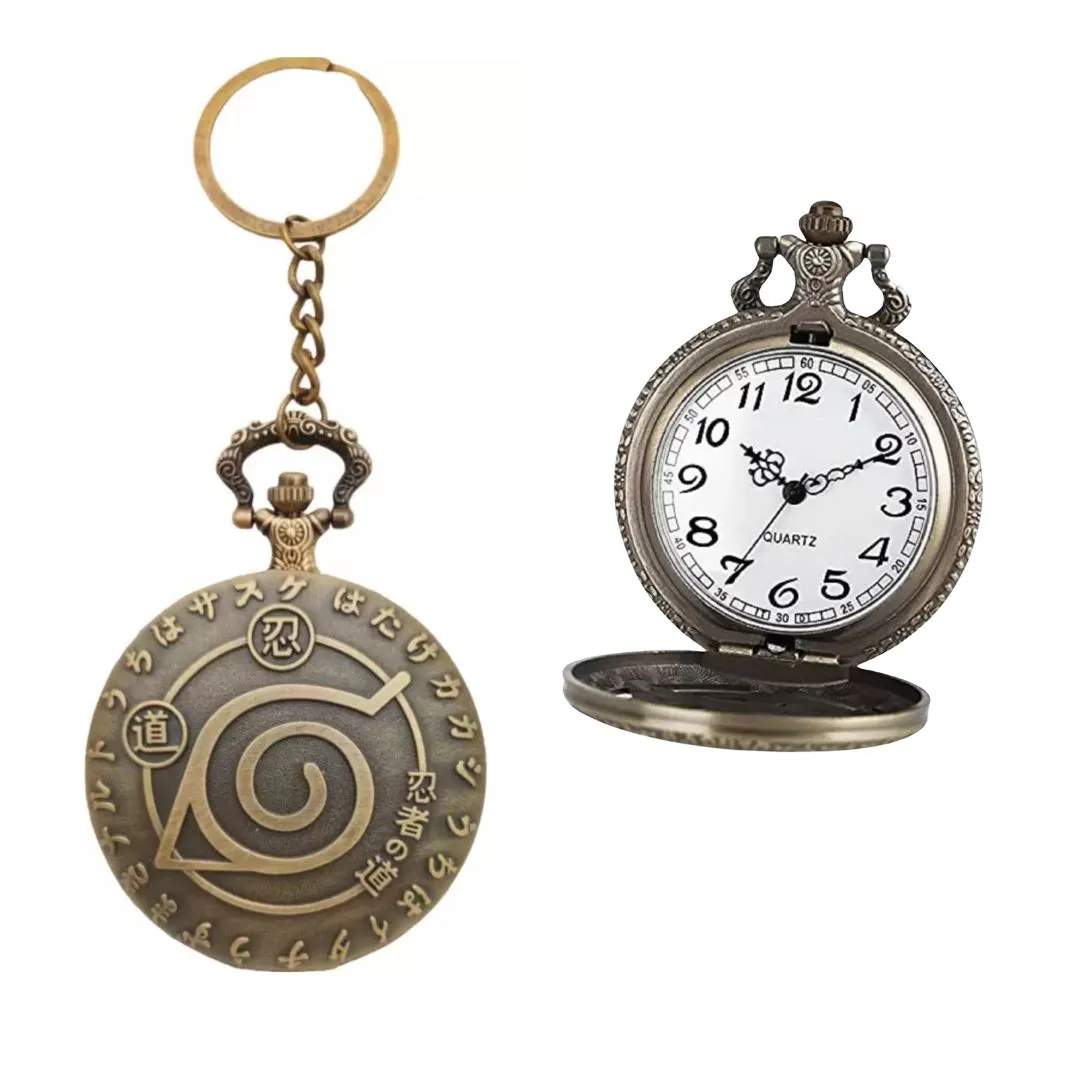 Anime Pocket Watch | Classic Anime Ninja Gifts