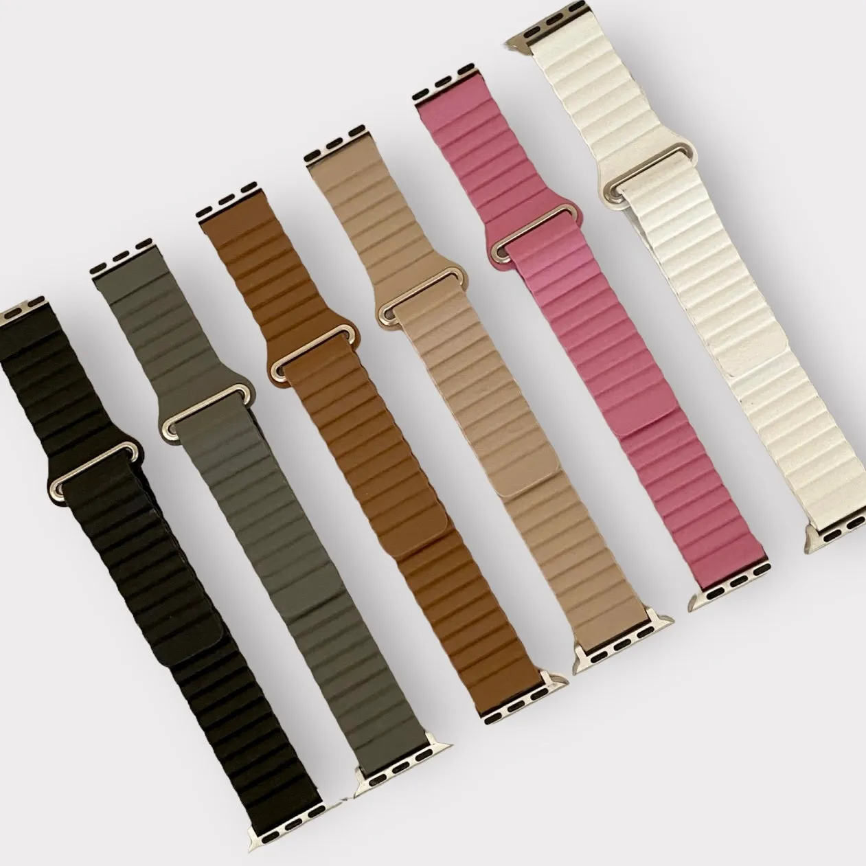 Apple Watch Band Genuine Leather Loop Magnetic