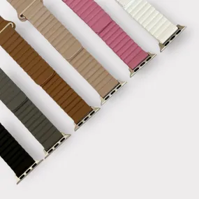 Apple Watch Band Genuine Leather Loop Magnetic