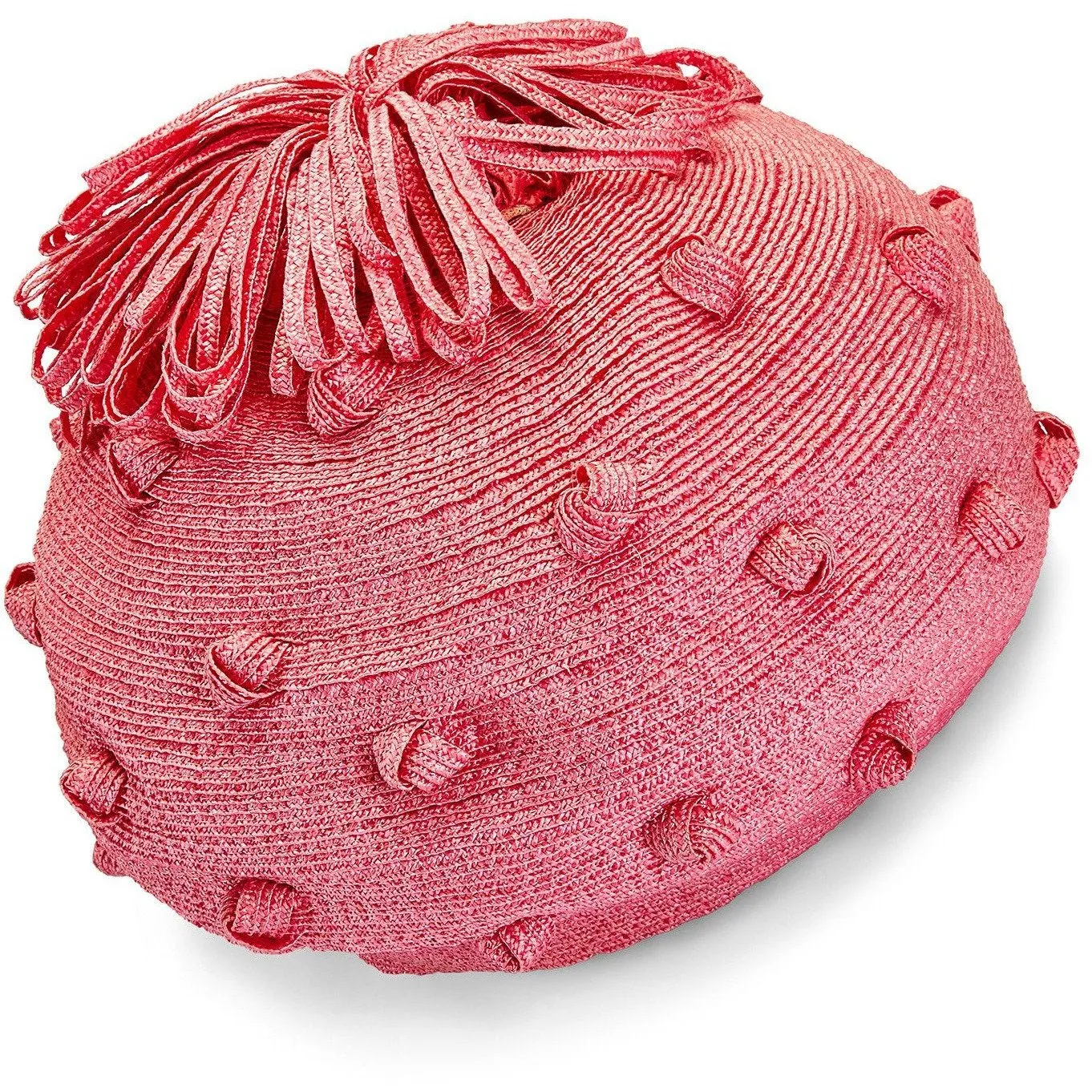ARCHIVE - 1960s Royal Milliner Simone Mirman Straw Bobble Hat