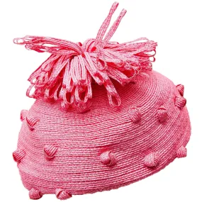 ARCHIVE - 1960s Royal Milliner Simone Mirman Straw Bobble Hat