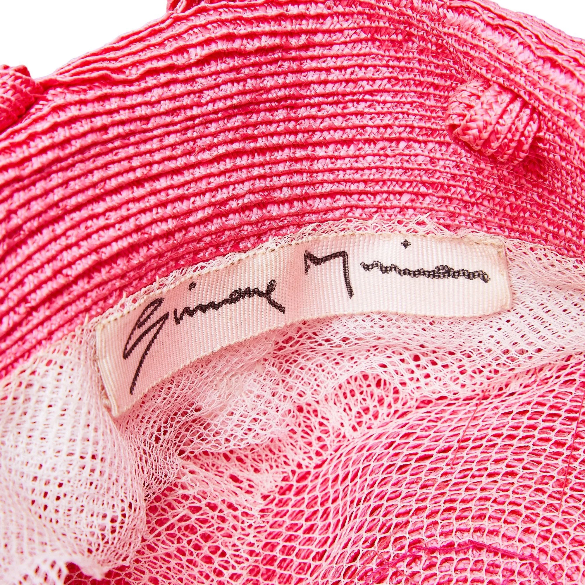 ARCHIVE - 1960s Royal Milliner Simone Mirman Straw Bobble Hat
