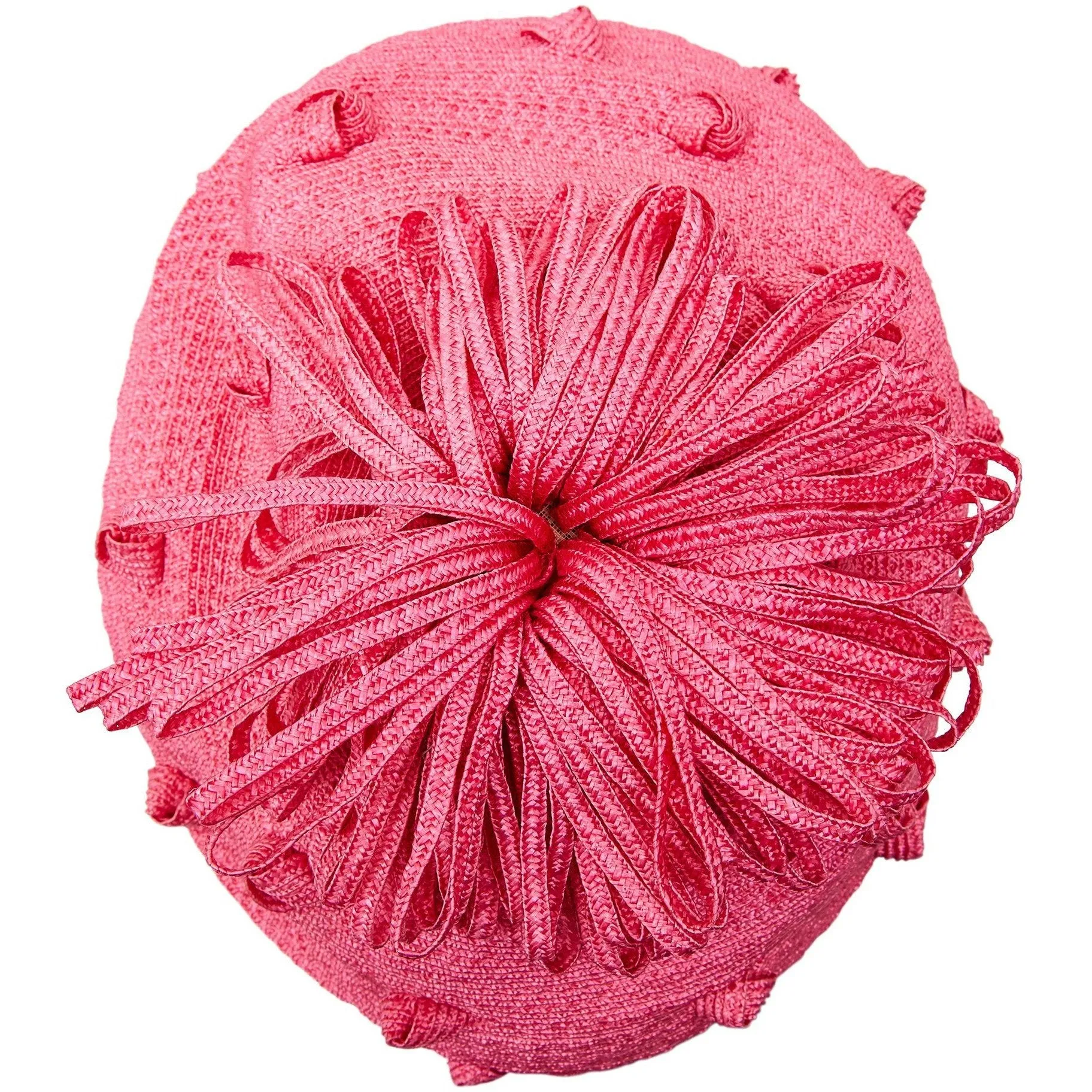 ARCHIVE - 1960s Royal Milliner Simone Mirman Straw Bobble Hat