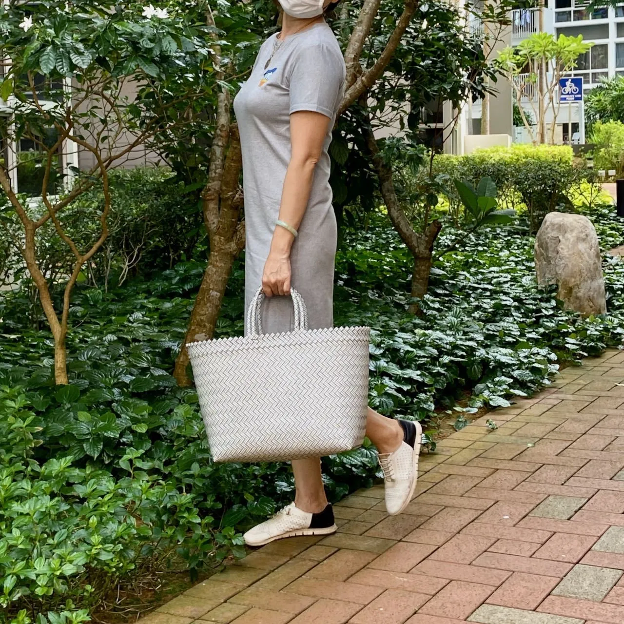 Auntie Chic Bag (L,White)
