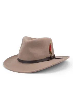 Avenel Ziggy Crushable Water Repellent Wool Felt Outback Hat