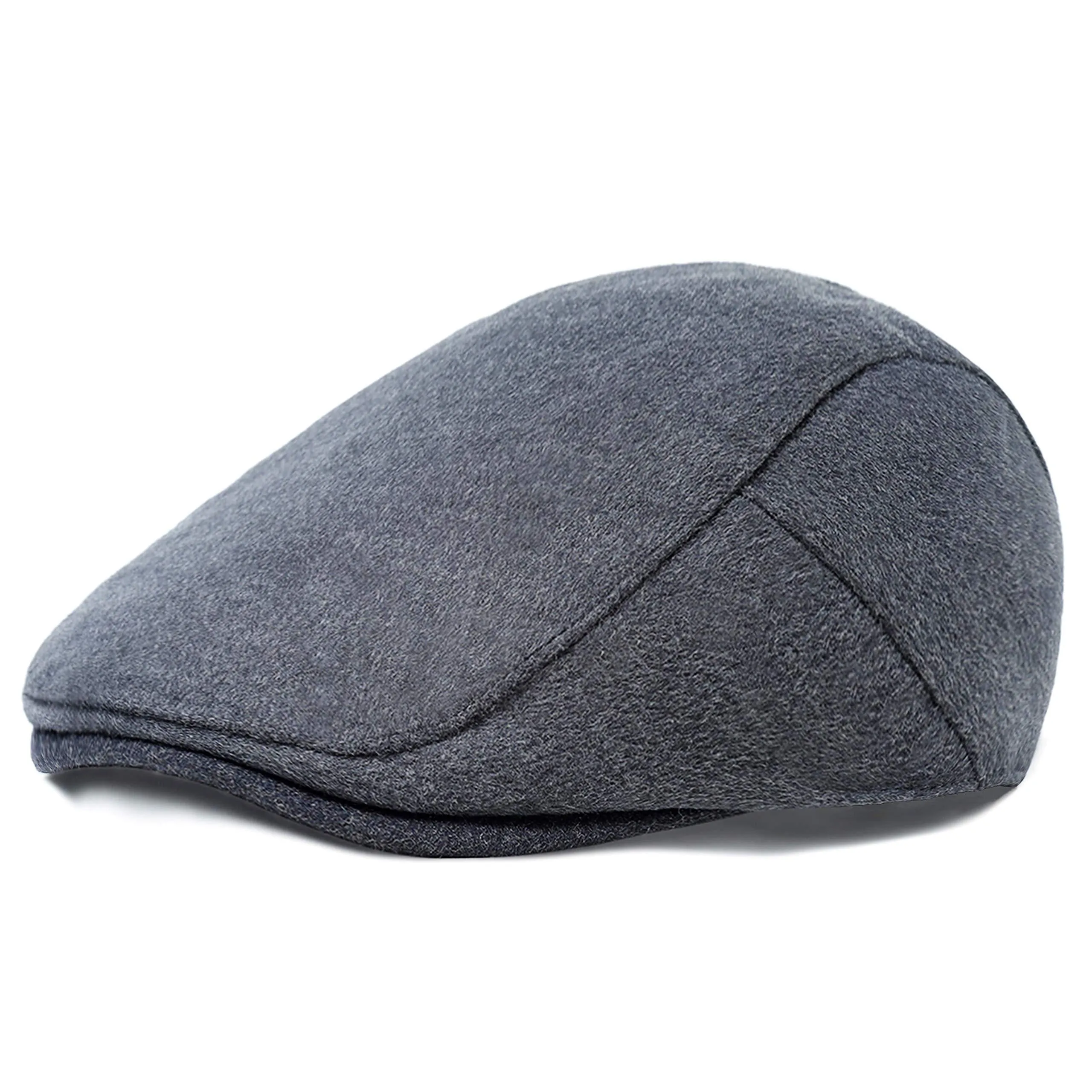 BABEYOND 1920s Gatsby Newsboy Hat Cap for Men Gatsby Hat for Men 1920s Mens Gatsby Costume Accessories Dark Gray-1 Large-X-Large
