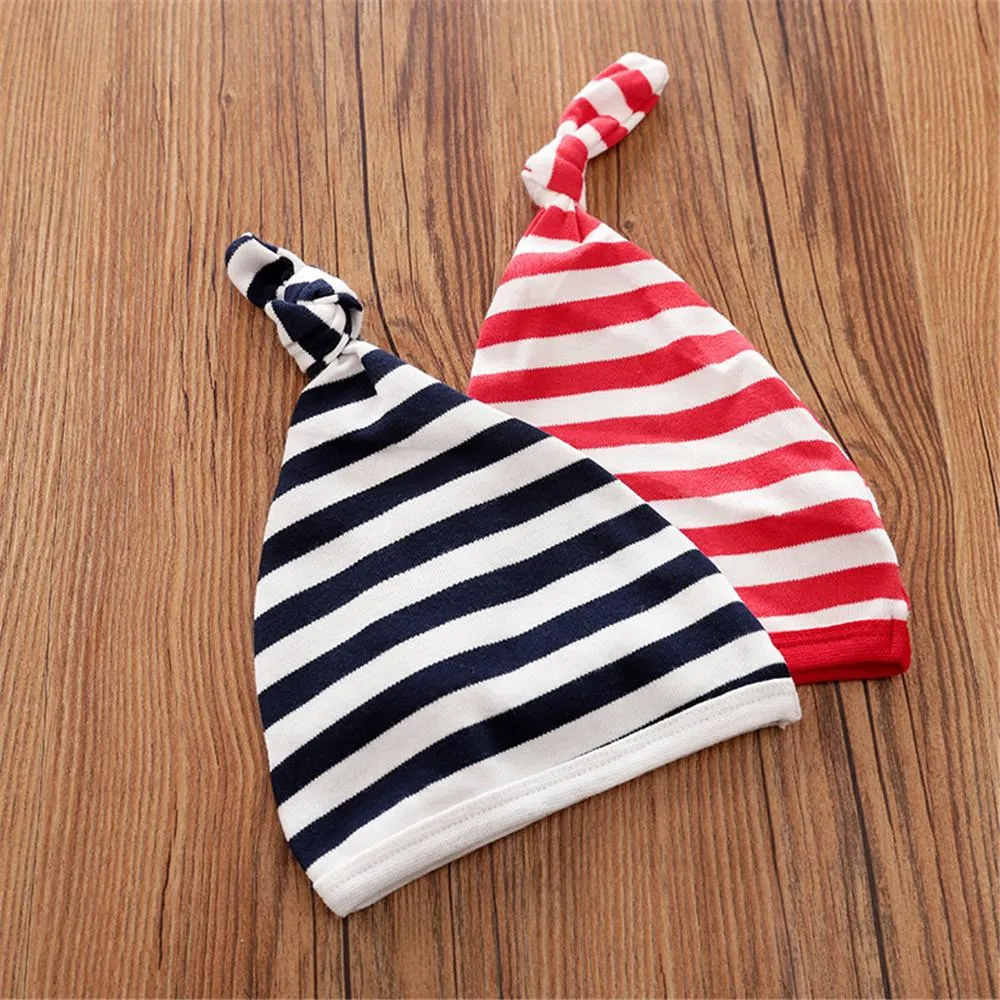Baby Striped Owl Long Sleeve Romper & Hat & Bib