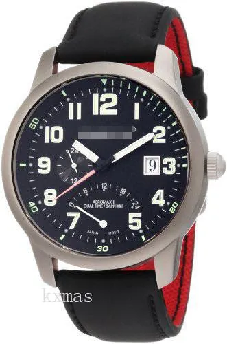 Bargain Elegant Faux Leather 22 mm Watch Strap 1M-SP90B12B_K0028191