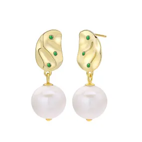 Baroque Style Pearl Earring Setting-Jewelry DIY Settings Supply