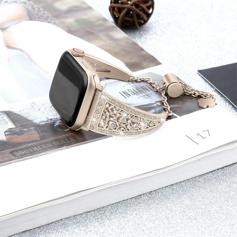 bedazzled apple watch band Bracelet Bangle Apple Watch Band Wristband Women