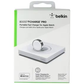 Belkin Boost Charge Pro Portable Fast Charger for Apple Watch - White
