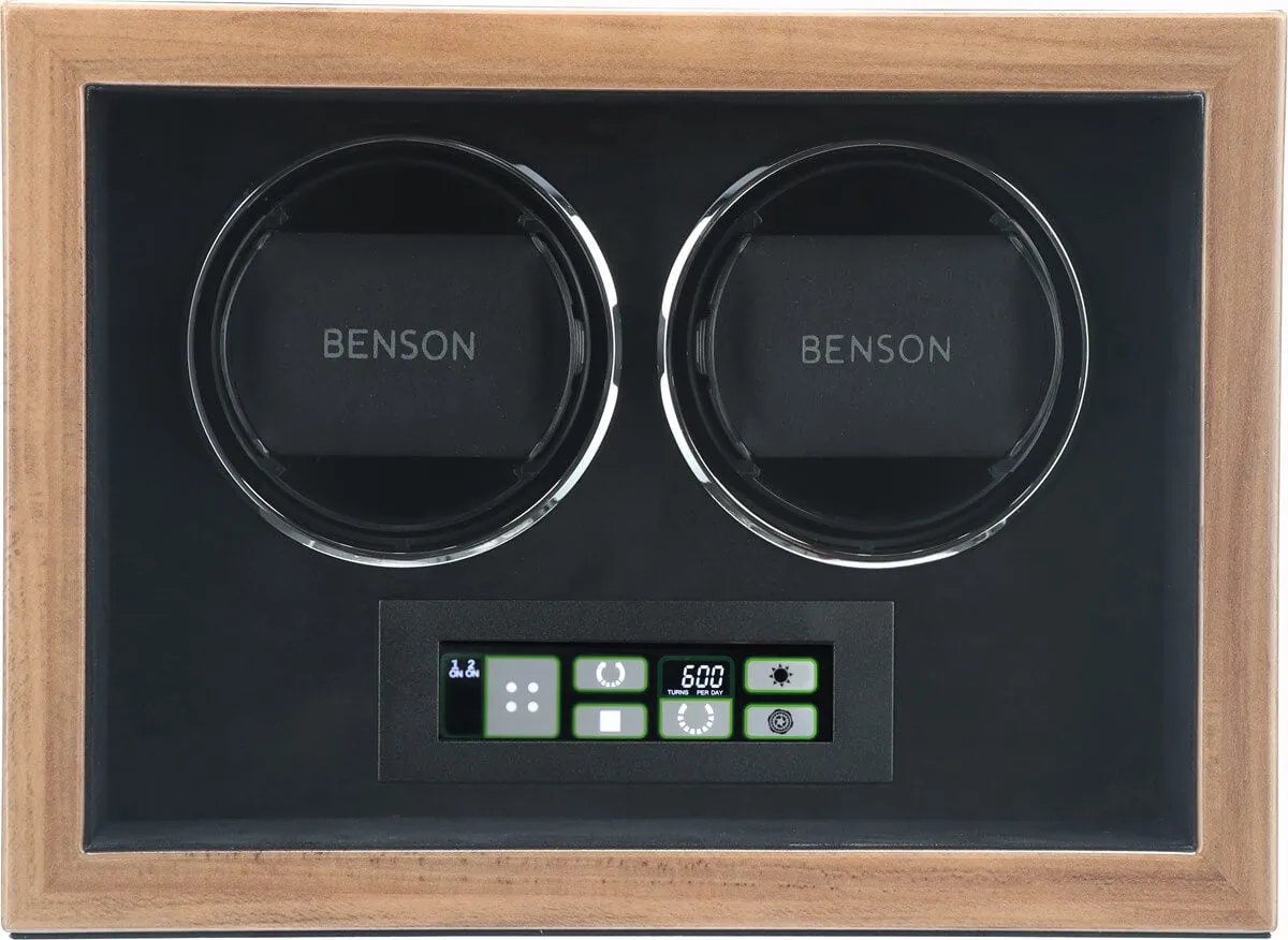 Benson Watch Winder Compact Double 2.WAS Brown
