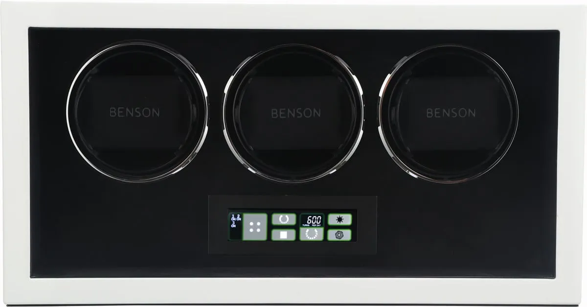Benson Watch Winder Compact Triple 3.WS White