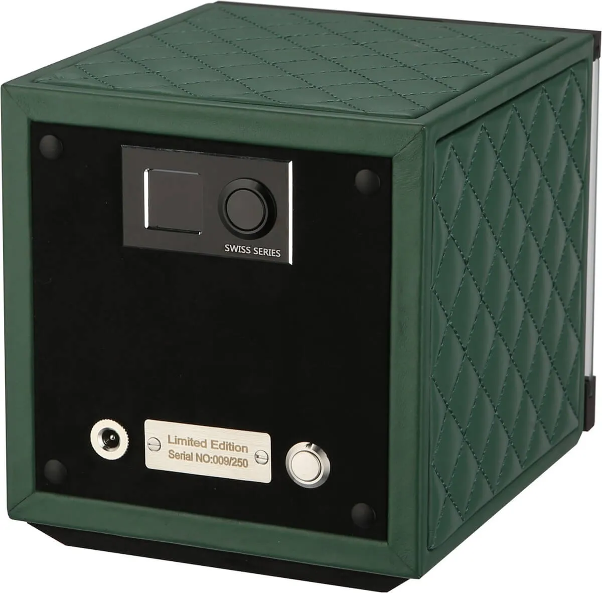 Benson Watch Winder Single Swiss Series 1.20 Green Leather Limited Edition