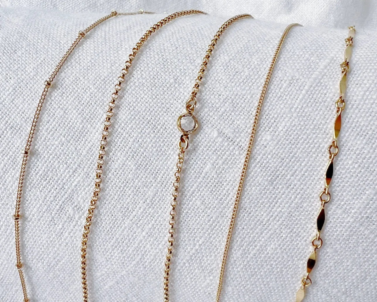 Bezel Set Crystal Bracelet