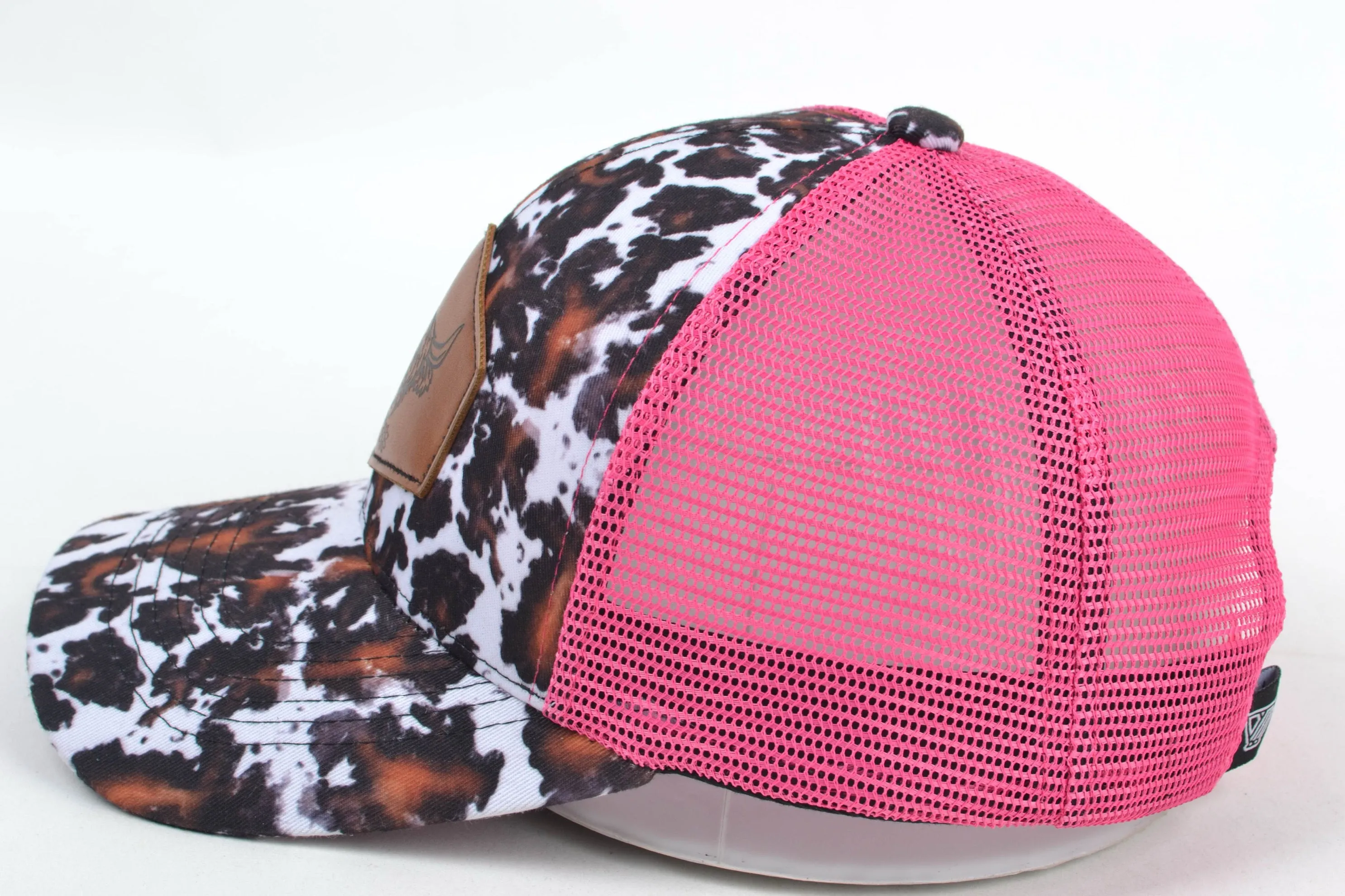 Black and Brown Highland Cow Trucker Hat