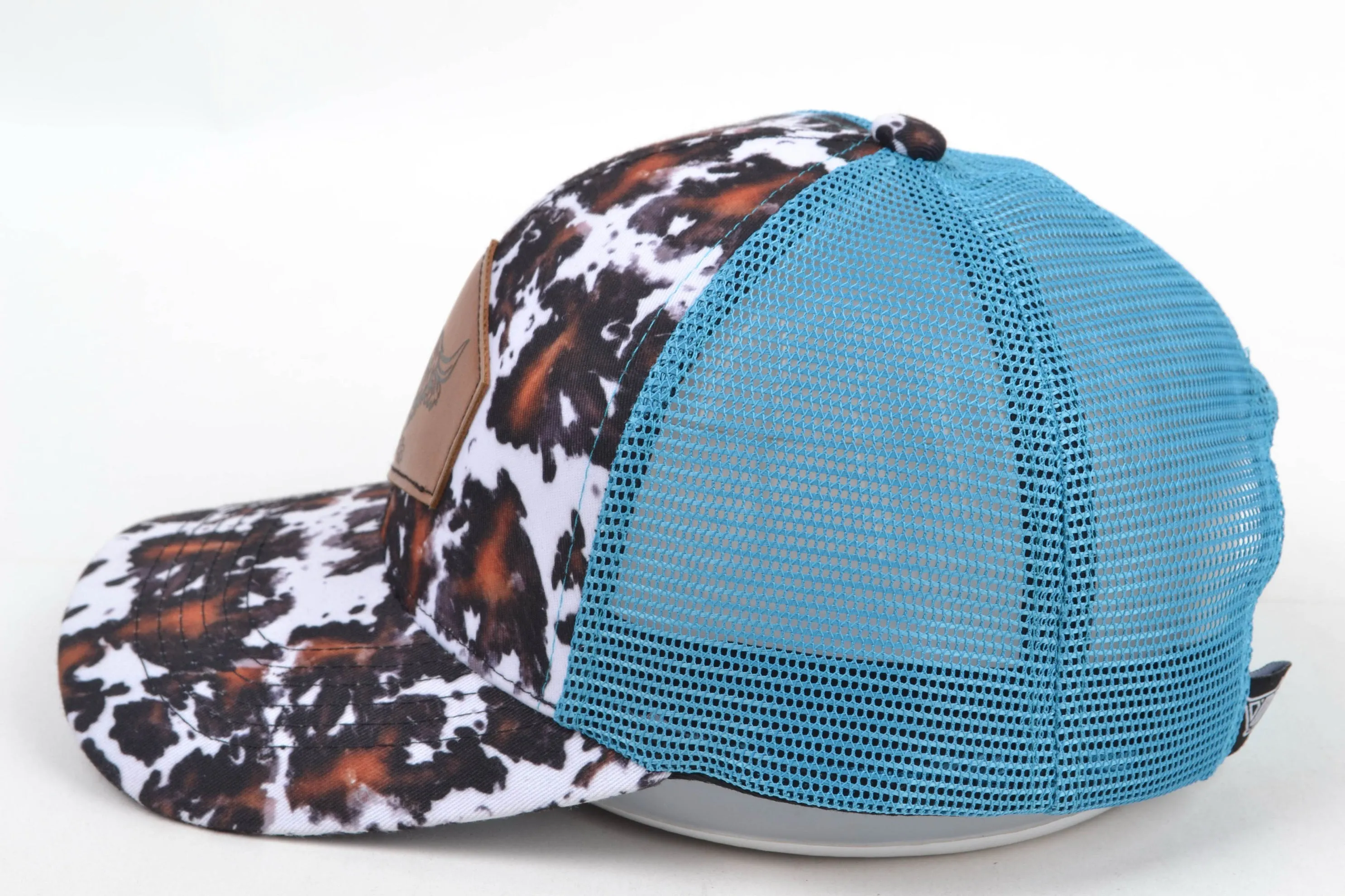 Black and Brown Highland Cow Trucker Hat